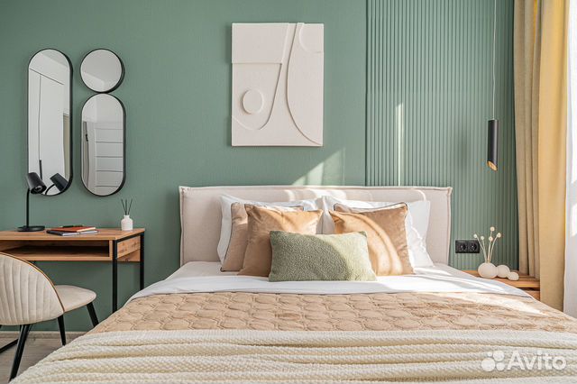 

1-к. квартира, 40 м², 2 кровати