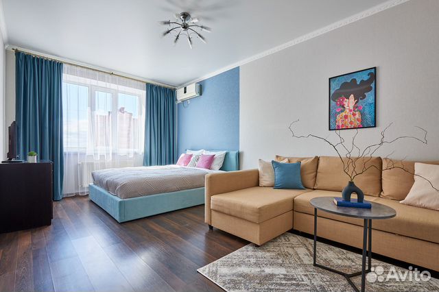 

1-к. квартира, 39 м², 2 кровати