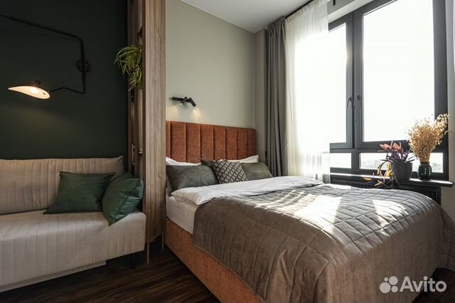 

Квартира-студия, 26 м², 2 кровати