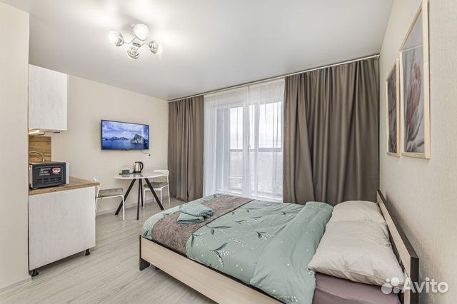 

Квартира-студия, 29 м², 1 кровать