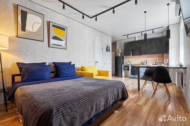 

Квартира-студия, 33 м², 2 кровати
