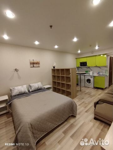 

Квартира-студия, 28,2 м², 2 кровати