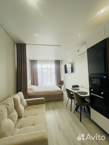

Квартира-студия, 30 м², 2 кровати