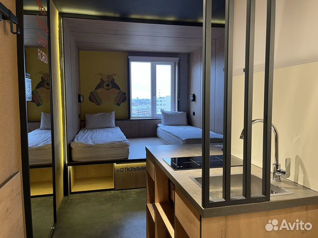 

Квартира-студия, 15 м², 1 кровать