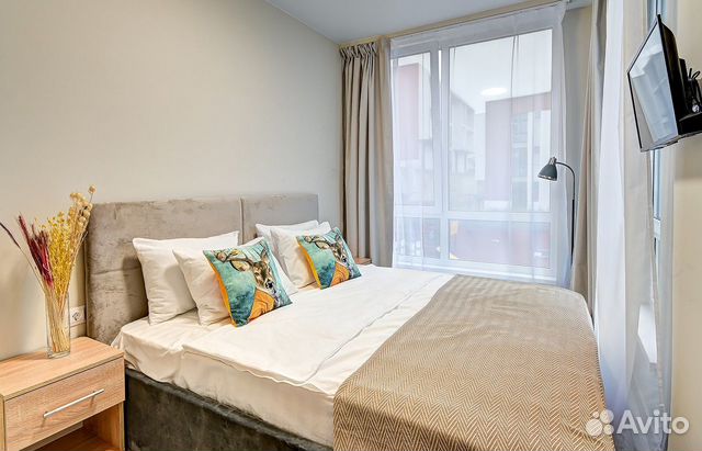 

1-к. квартира в апарт-отеле, 28 м², 2 кровати
