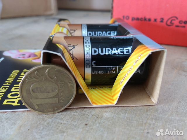 Батарейка C/LR14 Duracell DuraLock 1.5V