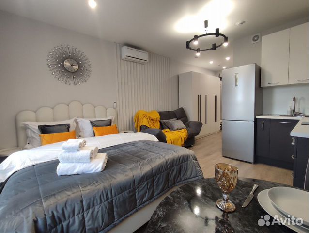 

Квартира-студия, 25 м², 2 кровати