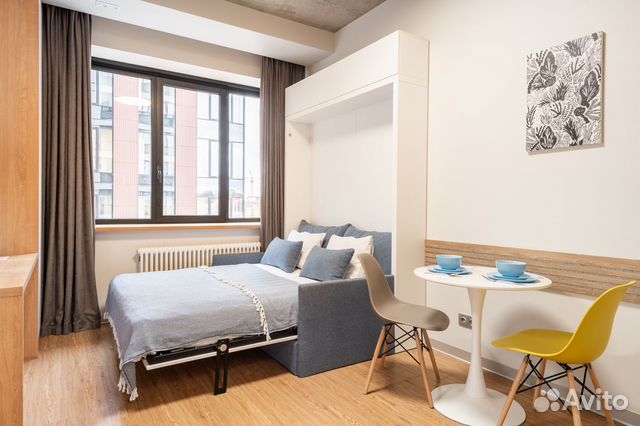 

Квартира-студия, 25 м², 1 кровать