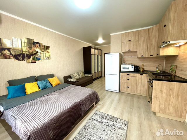 

Квартира-студия, 28 м², 2 кровати