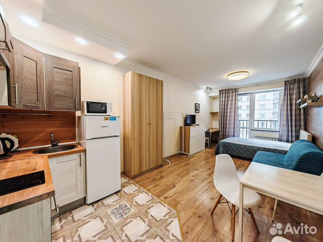 

Квартира-студия, 25 м², 2 кровати