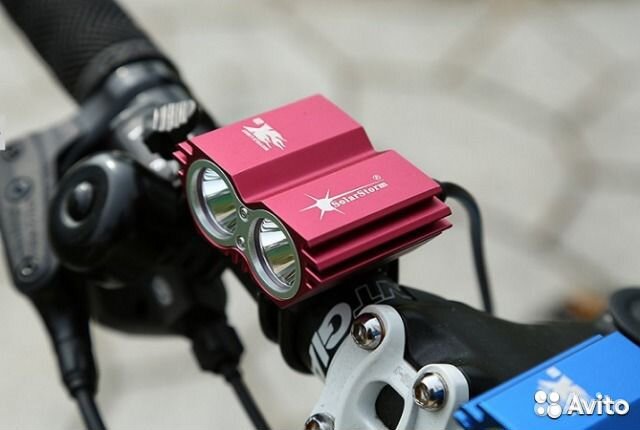 Велофары Сверхяркие SolarStorm X2 X3 X5