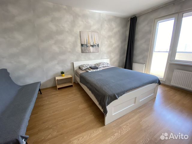 

1-к. квартира, 40 м², 3 кровати