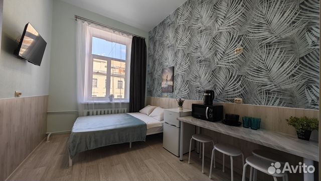 

Квартира-студия, 28 м², 2 кровати