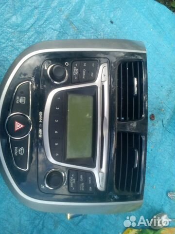 На солярис магнитола встроеная (мультимедия) с кно