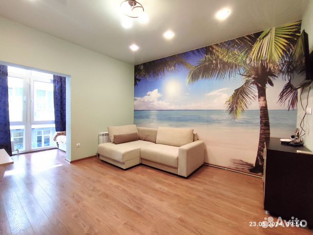 

Квартира-студия, 40 м², 2 кровати