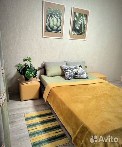 

1-к. квартира, 36 м², 2 кровати