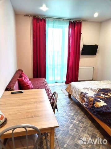 

Квартира-студия, 24 м², 2 кровати