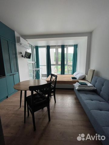 

Квартира-студия, 28 м², 2 кровати
