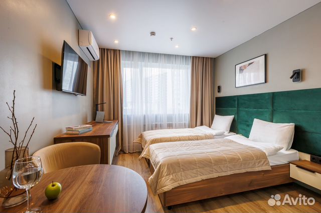 

Квартира-студия в апарт-отеле, 20 м², 1 кровать