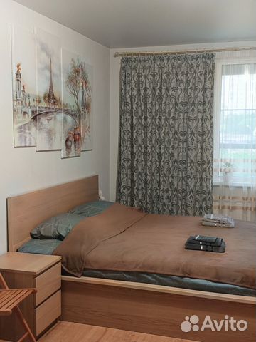 

1-к. квартира, 42 м², 2 кровати
