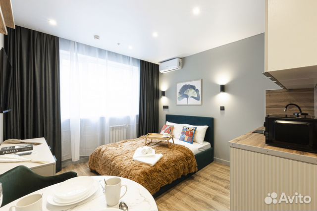 

Квартира-студия, 18 м², 1 кровать