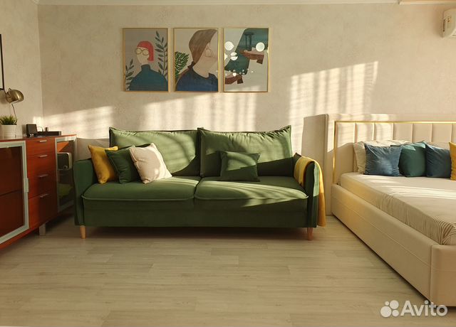 

1-к. квартира, 42 м², 2 кровати