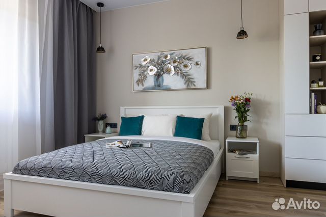 

Квартира-студия, 33 м², 2 кровати