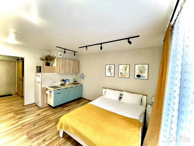 

Квартира-студия, 27 м², 1 кровать