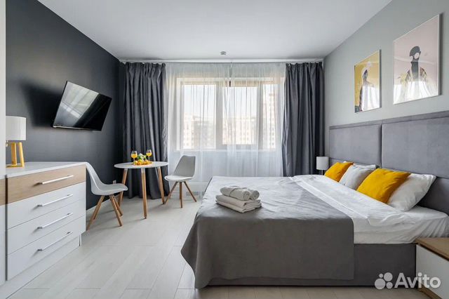

Квартира-студия, 30 м², 3 кровати