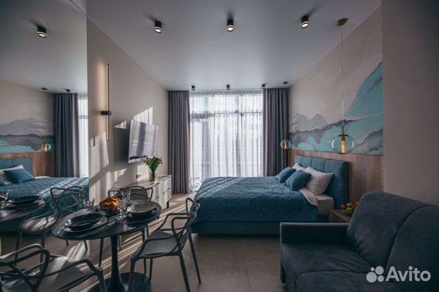 

Квартира-студия, 30 м², 2 кровати