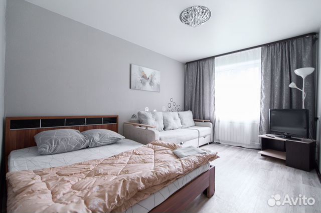 

1-к. квартира, 40 м², 2 кровати