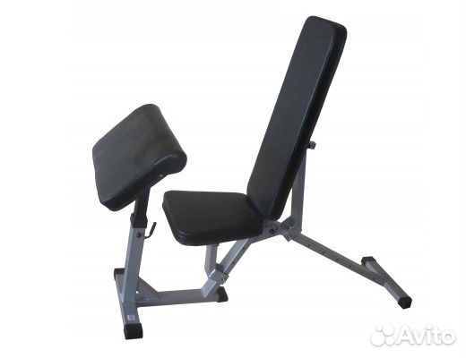 Силовая скамья с партой для бицепса, новая