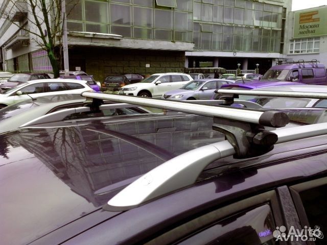 Багажник Inter на рейлинги Nissan Qashqai