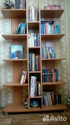 Книжная полка.высота 176см. ширина 97см купить в забайкальск.