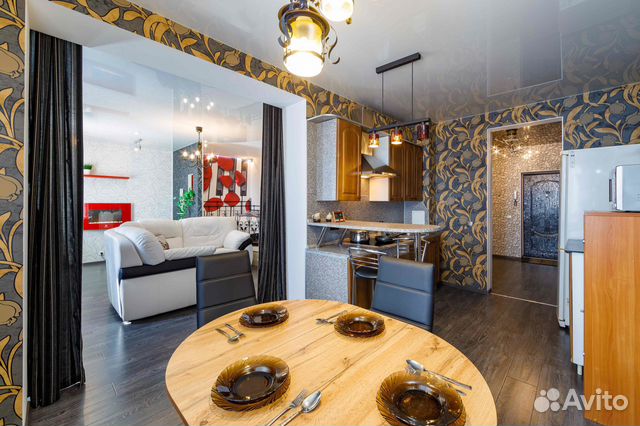 

1-к. квартира, 60 м², 2 кровати