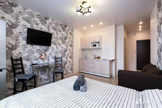 

Квартира-студия, 30 м², 2 кровати