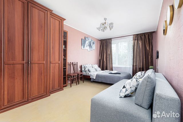 

1-к. квартира, 32 м², 2 кровати