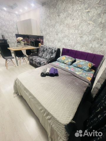 

Квартира-студия, 30 м², 2 кровати