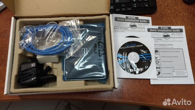 Adsl-модем (роутер) D-Link DSL-2300U