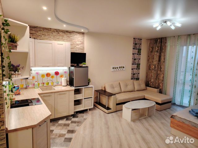 

Квартира-студия, 32 м², 2 кровати