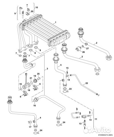Теплообменник будерус u042 Кожухотрубный конденсатор Alfa Laval ACFL 750/648 Уссурийск