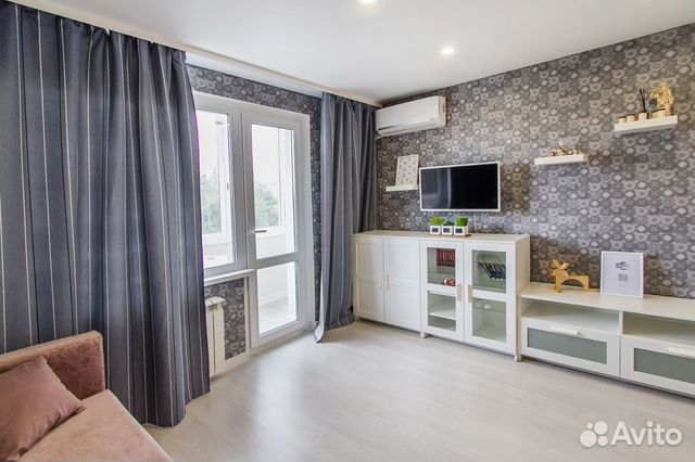 

1-к. квартира, 34 м², 2 кровати