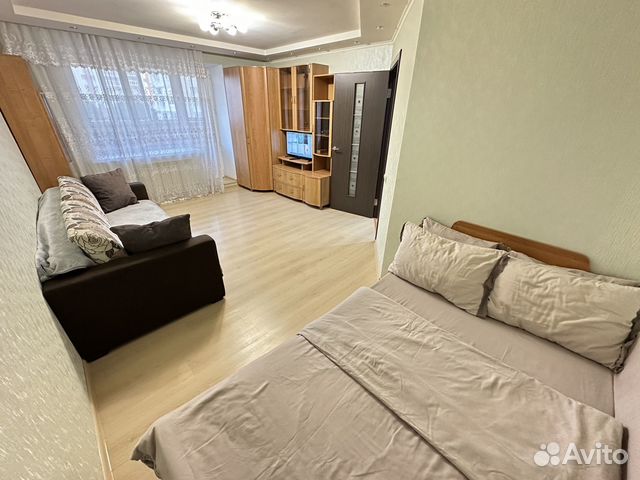 

1-к. квартира, 44 м², 2 кровати