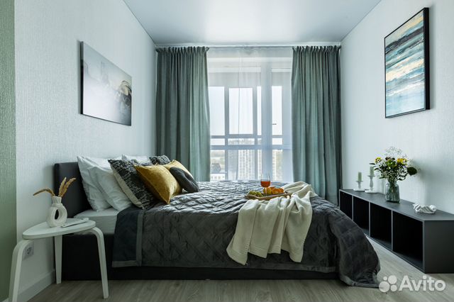 

1-к. квартира, 40 м², 2 кровати