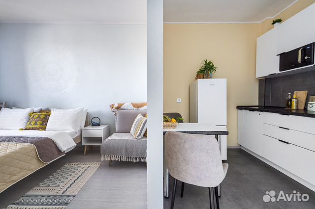 

Квартира-студия, 31 м², 2 кровати