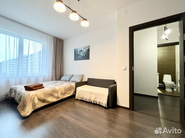

1-к. квартира, 32 м², 2 кровати