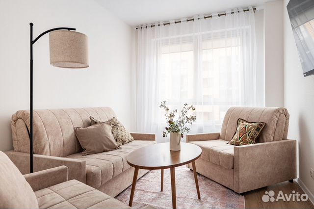 

1-к. квартира, 38 м², 4 кровати