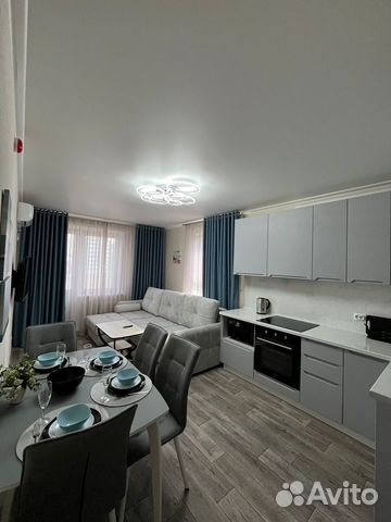 

1-к. квартира, 45 м², 2 кровати