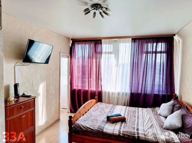 

1-к. квартира, 32 м², 2 кровати