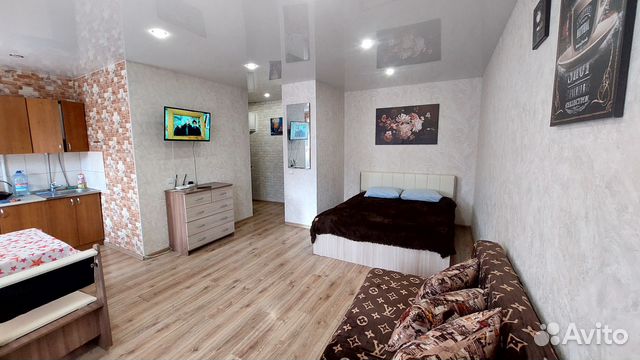 

Квартира-студия, 36 м², 2 кровати